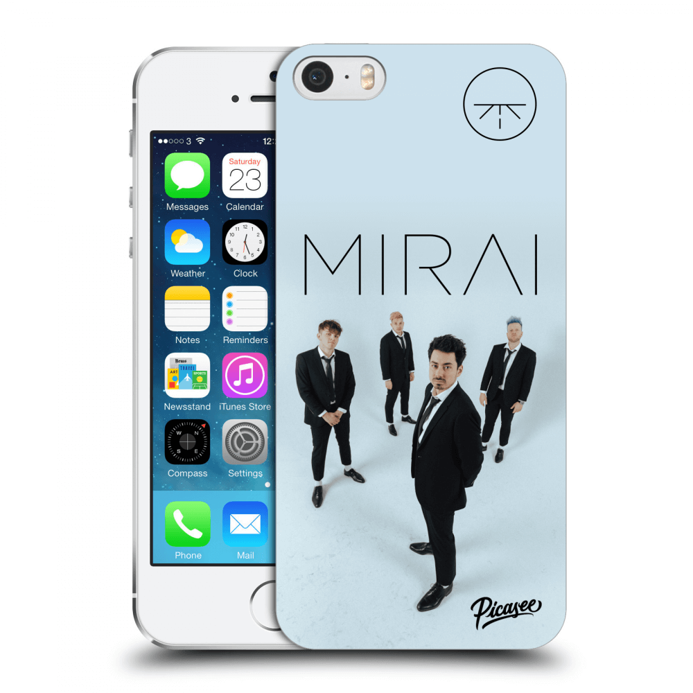 Silikonový Průhledný Obal Pro Apple IPhone 5/5S/SE - Mirai - Gentleman 1