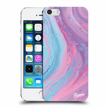 Obal pro Apple iPhone 5/5S/SE - Pink liquid