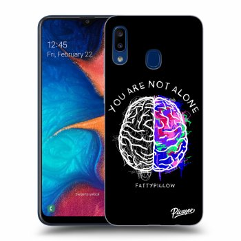 Obal pro Samsung Galaxy A20e A202F - Brain - White