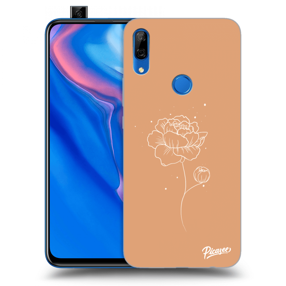 Silikonový Průhledný Obal Pro Huawei P Smart Z - Peonies