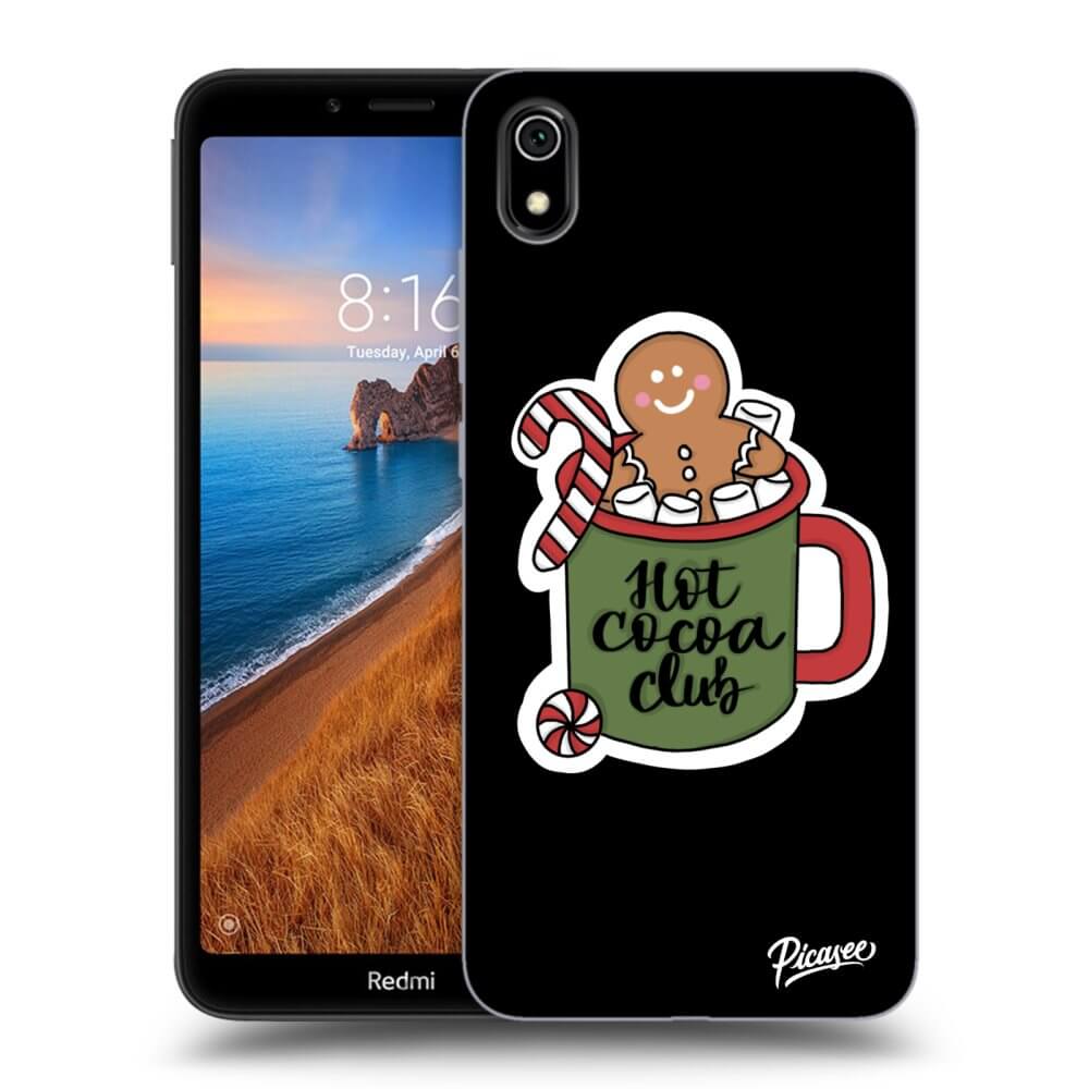 Silikonový černý Obal Pro Xiaomi Redmi 7A - Hot Cocoa Club