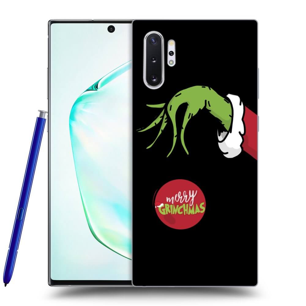 Silikonový černý Obal Pro Samsung Galaxy Note 10+ N975F - Grinch