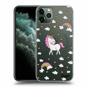 Picasee silikonový průhledný obal pro Apple iPhone 11 Pro - Unicorn star heaven