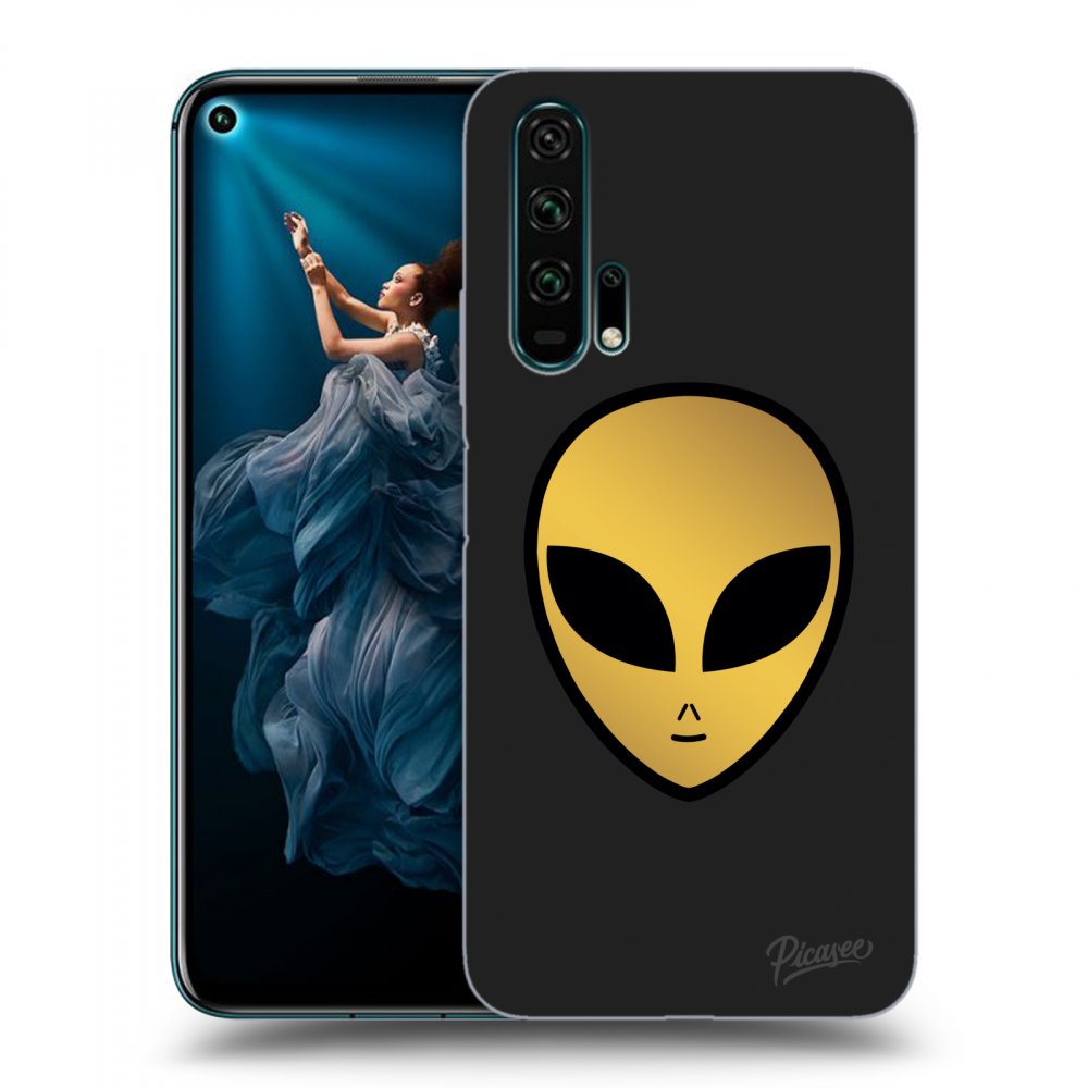 Silikonový černý Obal Pro Honor 20 Pro - Earth - Alien