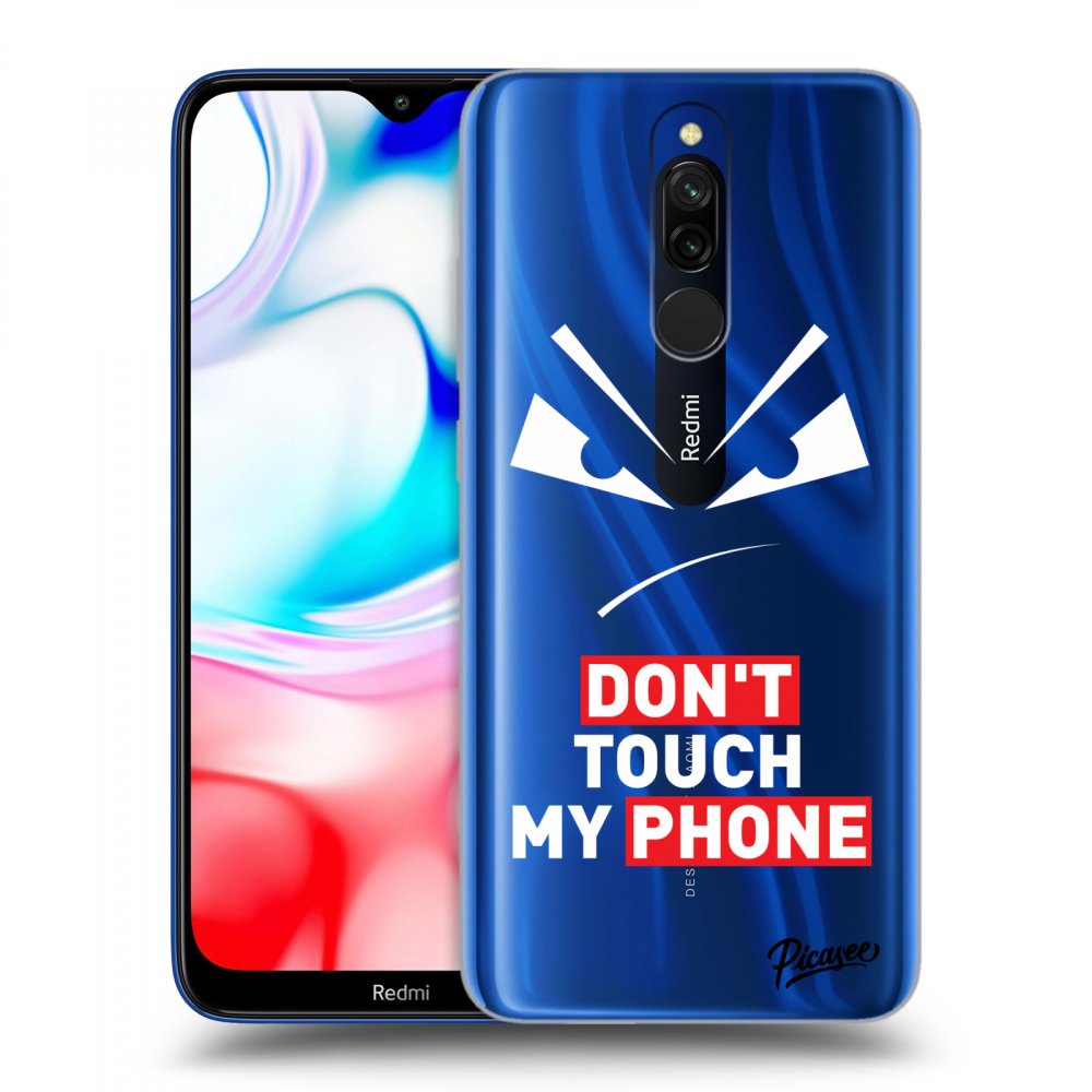 Silikonový Průhledný Obal Pro Xiaomi Redmi 8 - Evil Eye - Transparent