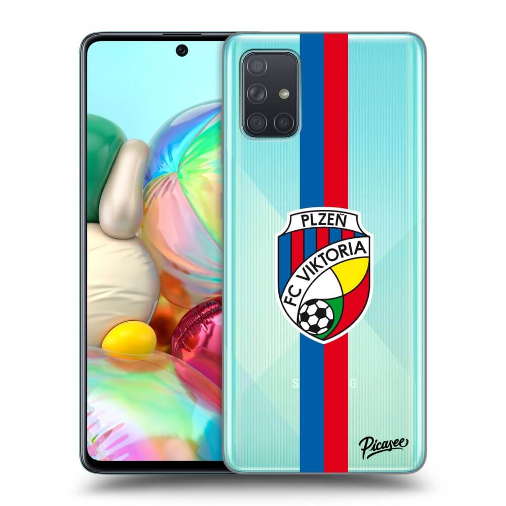 Silikonový Průhledný Obal Pro Samsung Galaxy A71 A715F - FC Viktoria Plzeň H