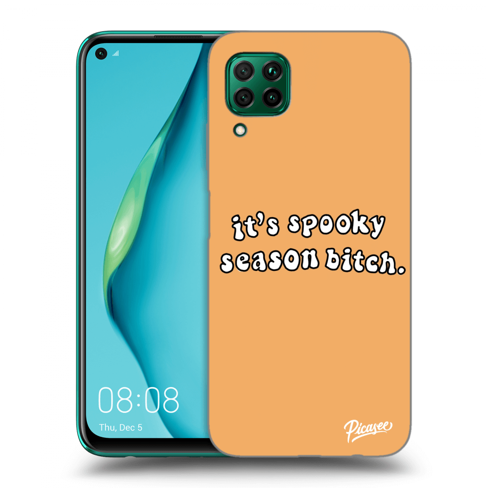 Silikonový Průhledný Obal Pro Huawei P40 Lite - Spooky Season