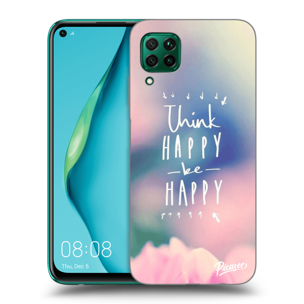 Silikonový Průhledný Obal Pro Huawei P40 Lite - Mysli Pozitivně!