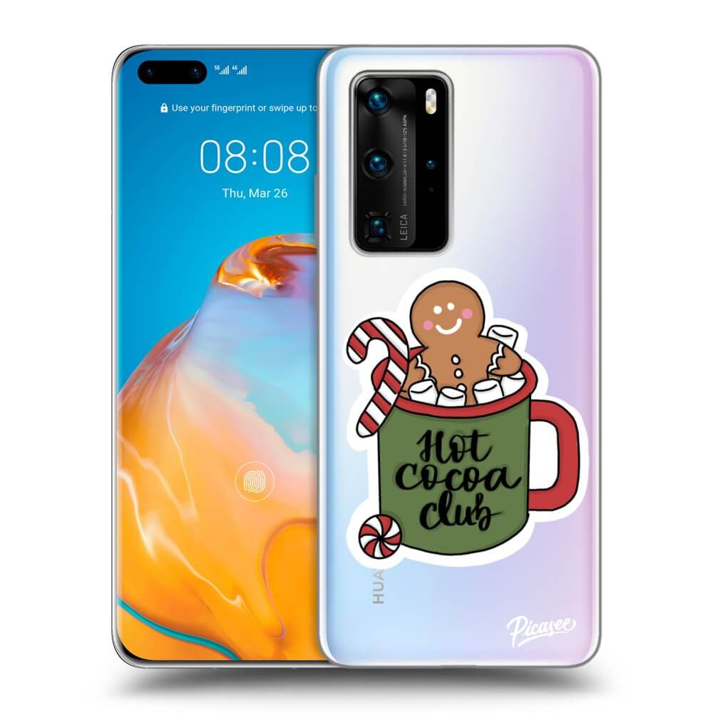 Silikonový Průhledný Obal Pro Huawei P40 Pro - Hot Cocoa Club