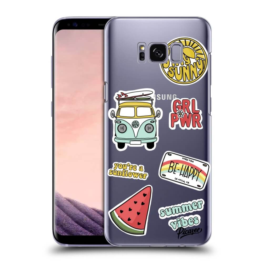 Silikonový Průhledný Obal Pro Samsung Galaxy S8 G950F - Summer