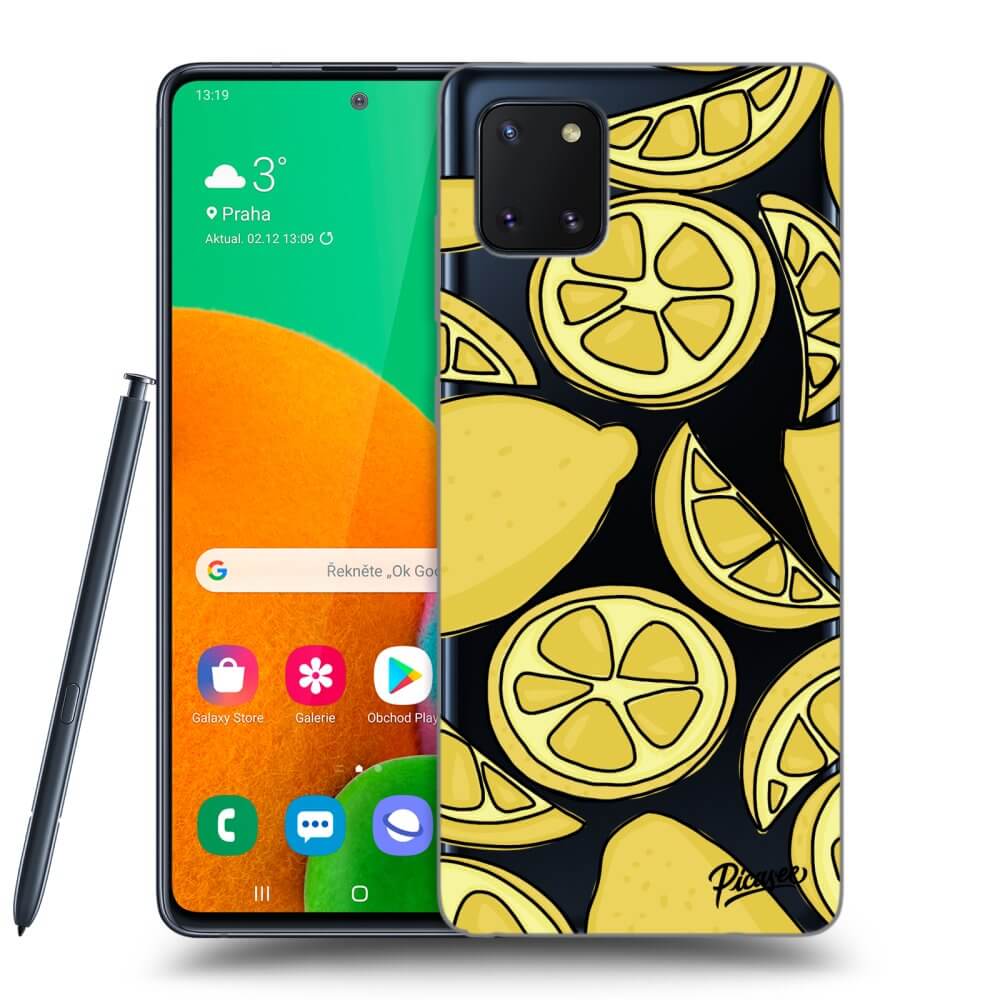 Silikonový Průhledný Obal Pro Samsung Galaxy Note 10 Lite N770F - Lemon