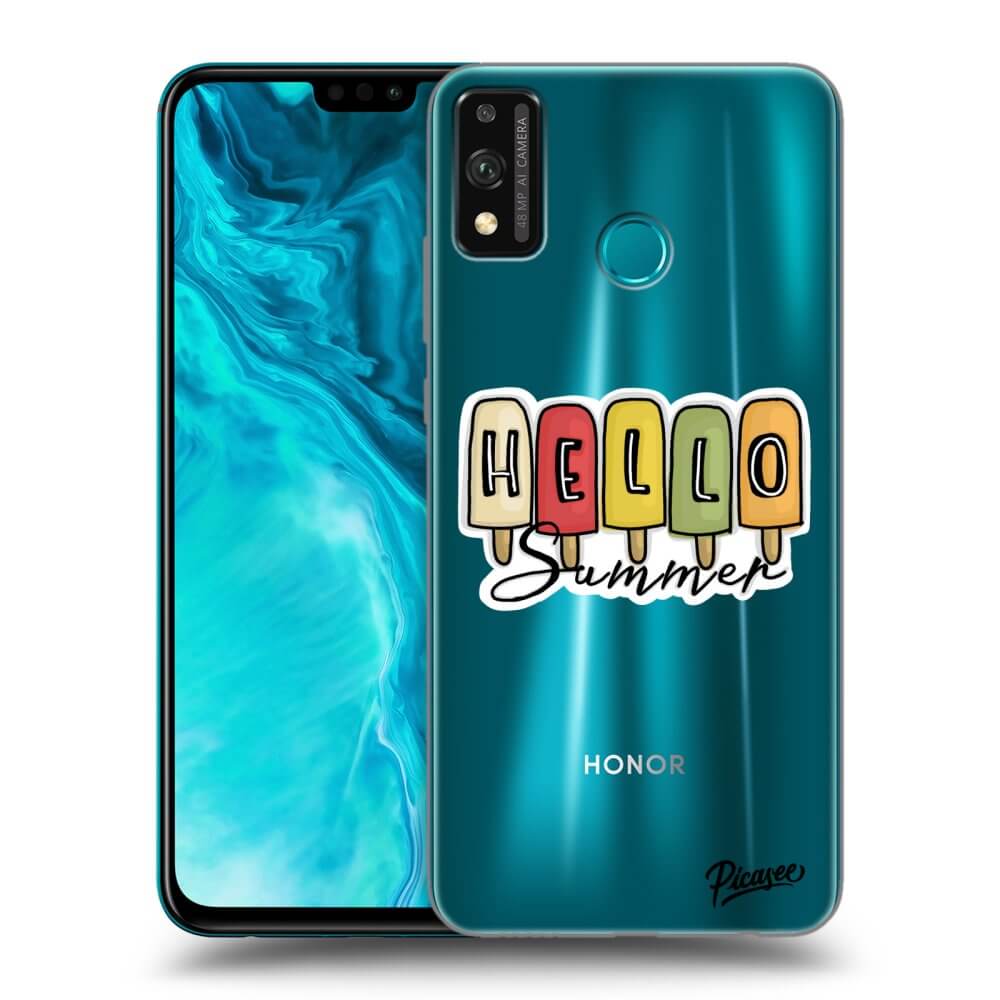 Silikonový Průhledný Obal Pro Honor 9X Lite - Ice Cream