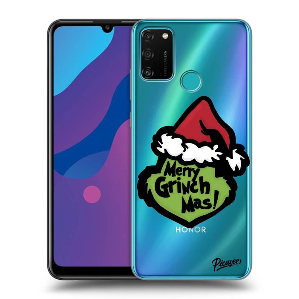 Silikonový Průhledný Obal Pro Honor 9A - Grinch 2