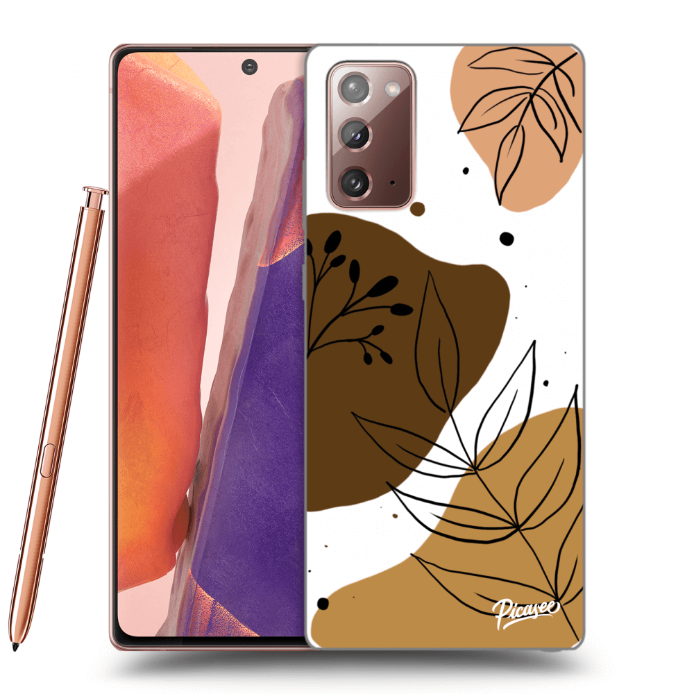 Silikonový černý Obal Pro Samsung Galaxy Note 20 - Boho Style