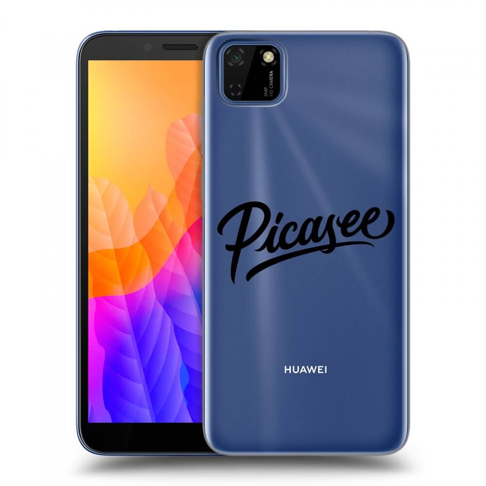 Silikonový Průhledný Obal Pro Huawei Y5P - Picasee - Black