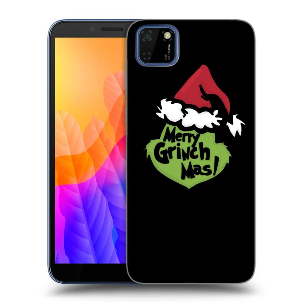 Silikonový černý Obal Pro Huawei Y5P - Grinch 2