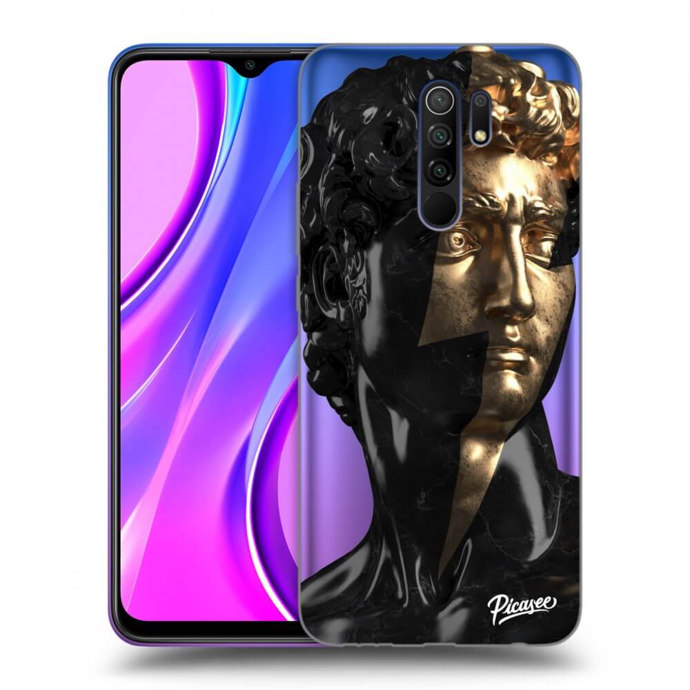 Silikonový Průhledný Obal Pro Xiaomi Redmi 9 - Wildfire - Black