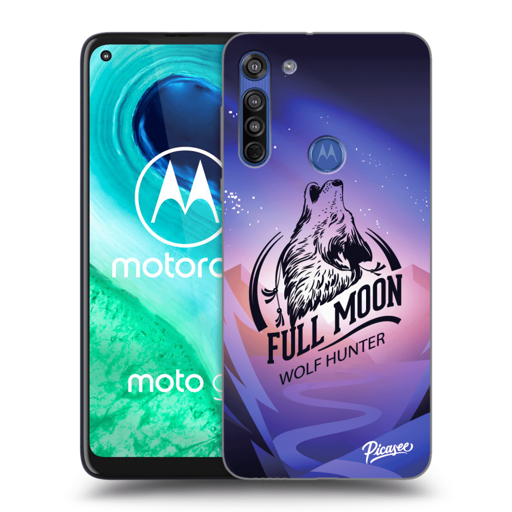 Silikonový Průhledný Obal Pro Motorola Moto G8 - Wolf