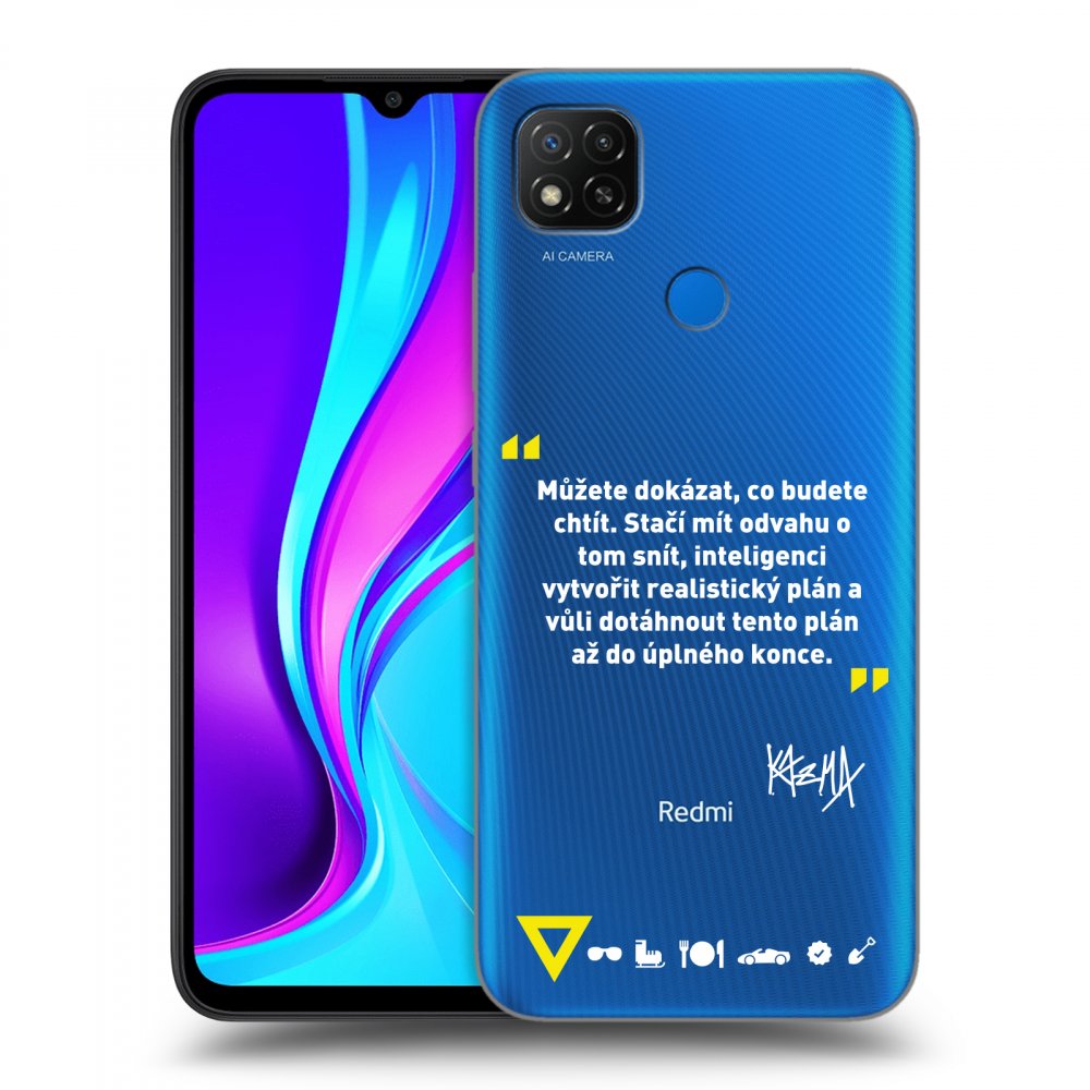 Silikonový Průhledný Obal Pro Xiaomi Redmi 9C - Kazma - MŮŽETE DOKÁZAT, CO BUDETE CHTÍT