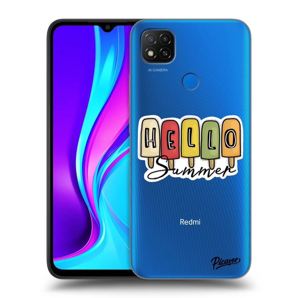 Silikonový Průhledný Obal Pro Xiaomi Redmi 9C - Ice Cream