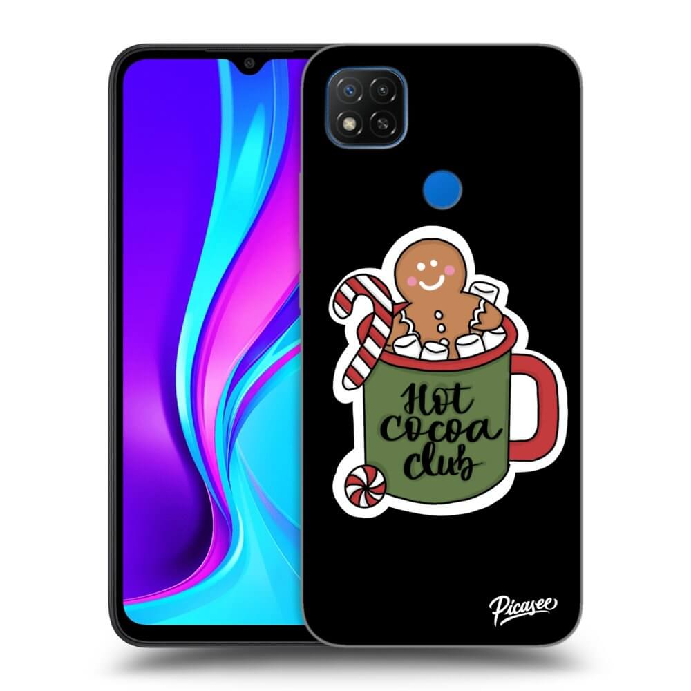 Silikonový černý Obal Pro Xiaomi Redmi 9C - Hot Cocoa Club