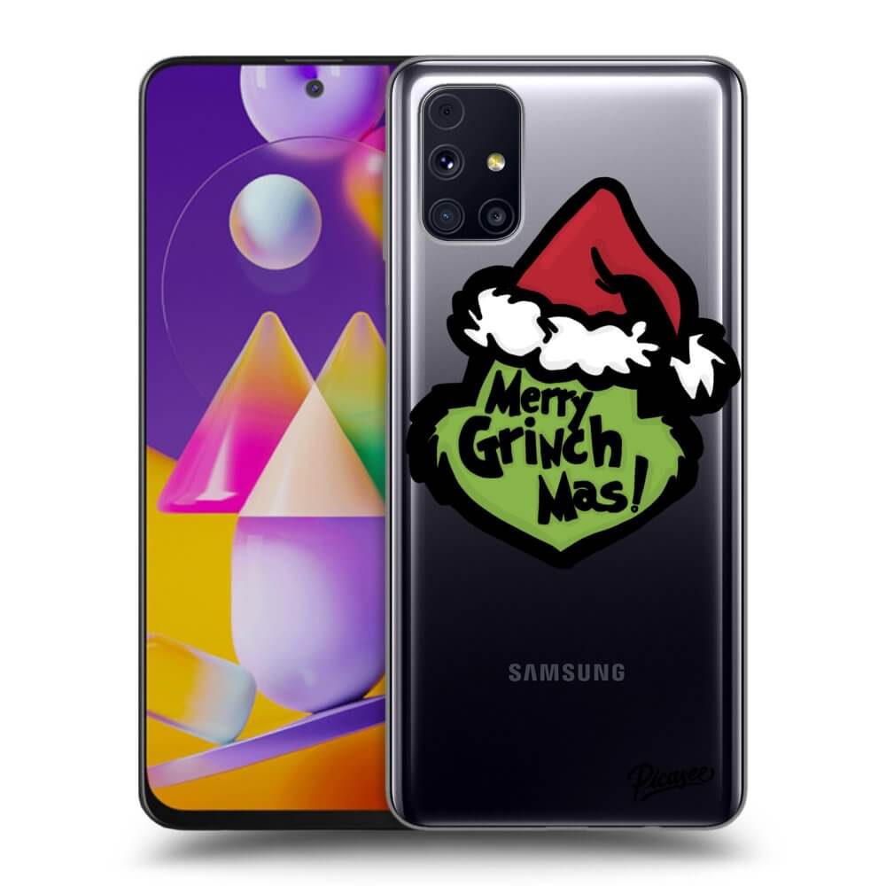 Silikonový Průhledný Obal Pro Samsung Galaxy M31s - Grinch 2