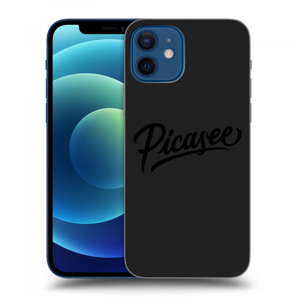 Silikonový černý Obal Pro Apple IPhone 12 - Picasee - Black