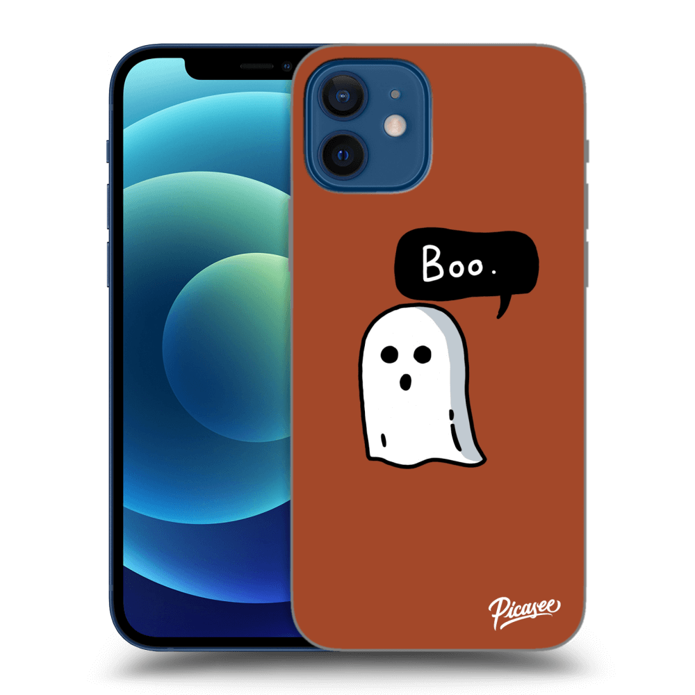 Silikonový černý Obal Pro Apple IPhone 12 - Boo