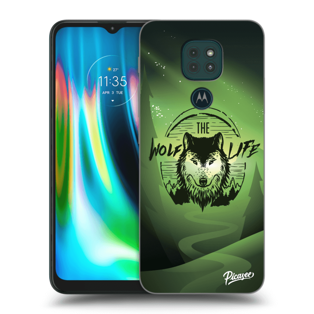 Silikonový Průhledný Obal Pro Motorola Moto G9 Play - Život Vlka