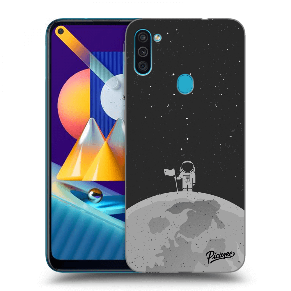 Silikonový černý Obal Pro Samsung Galaxy M11 - Astronaut