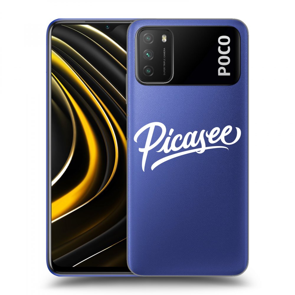 Silikonový Průhledný Obal Pro Xiaomi Poco M3 - Picasee - White