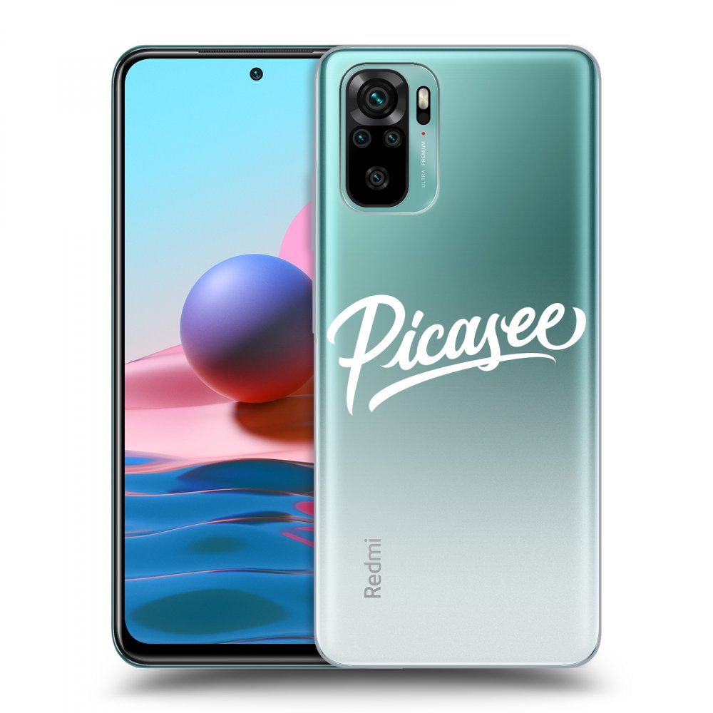 Silikonový Průhledný Obal Pro Xiaomi Redmi Note 10 - Picasee - White