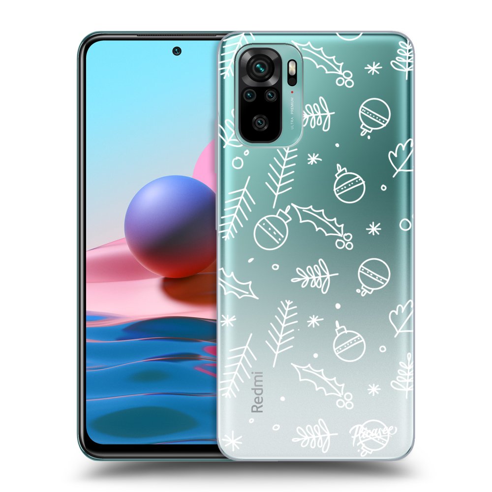 Silikonový Průhledný Obal Pro Xiaomi Redmi Note 10 - Mistletoe