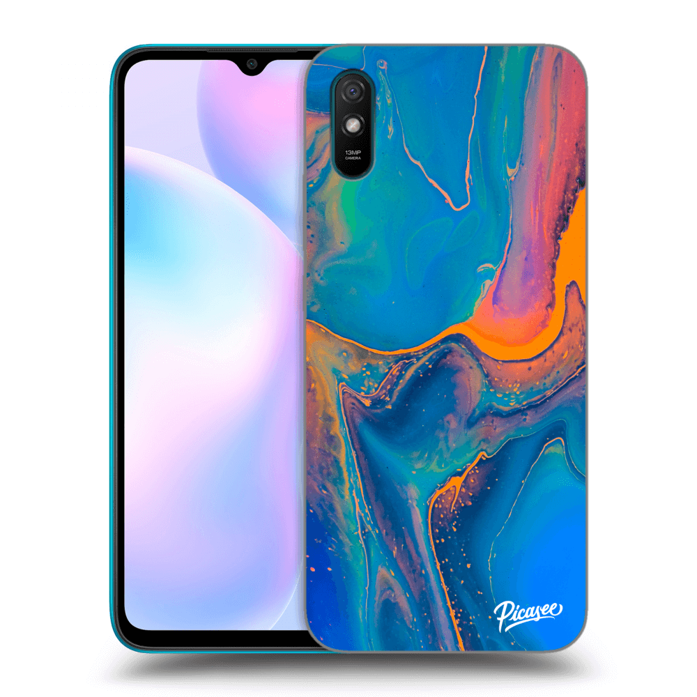 Silikonový černý Obal Pro Xiaomi Redmi 9AT - Rainbow