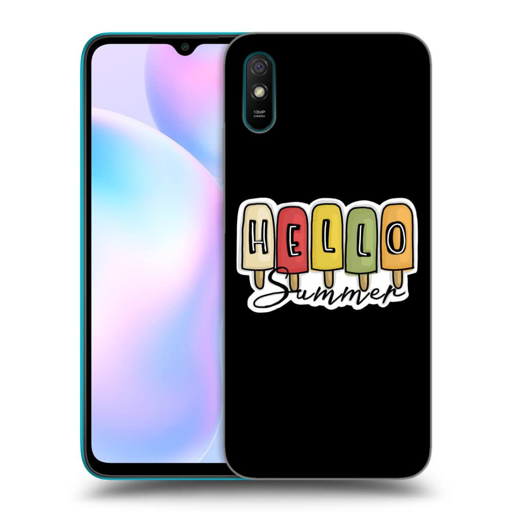 Silikonový černý Obal Pro Xiaomi Redmi 9AT - Ice Cream