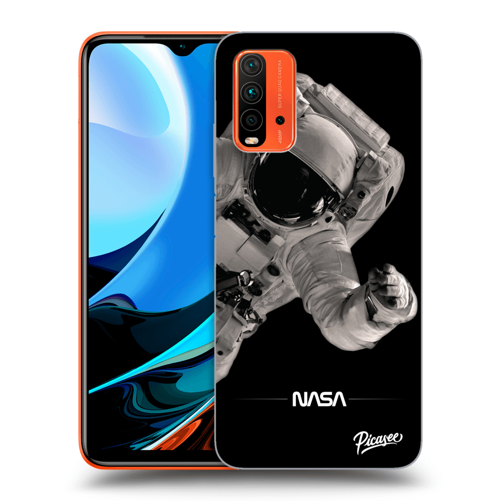 Silikonový Průhledný Obal Pro Xiaomi Redmi 9T - Astronaut Big