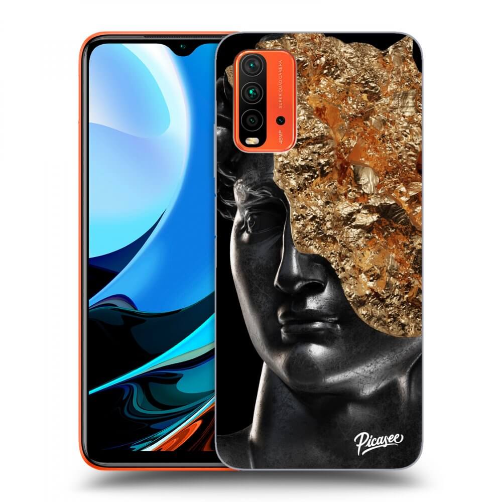 Silikonový černý Obal Pro Xiaomi Redmi 9T - Holigger