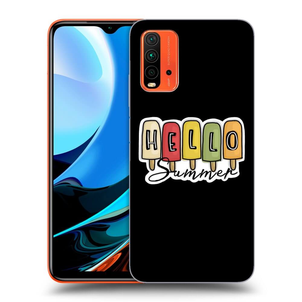 Silikonový černý Obal Pro Xiaomi Redmi 9T - Ice Cream