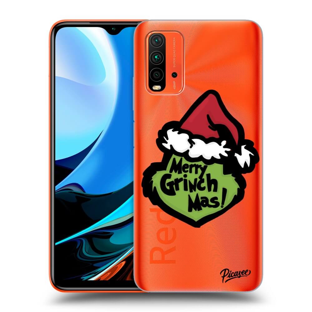 Silikonový Průhledný Obal Pro Xiaomi Redmi 9T - Grinch 2