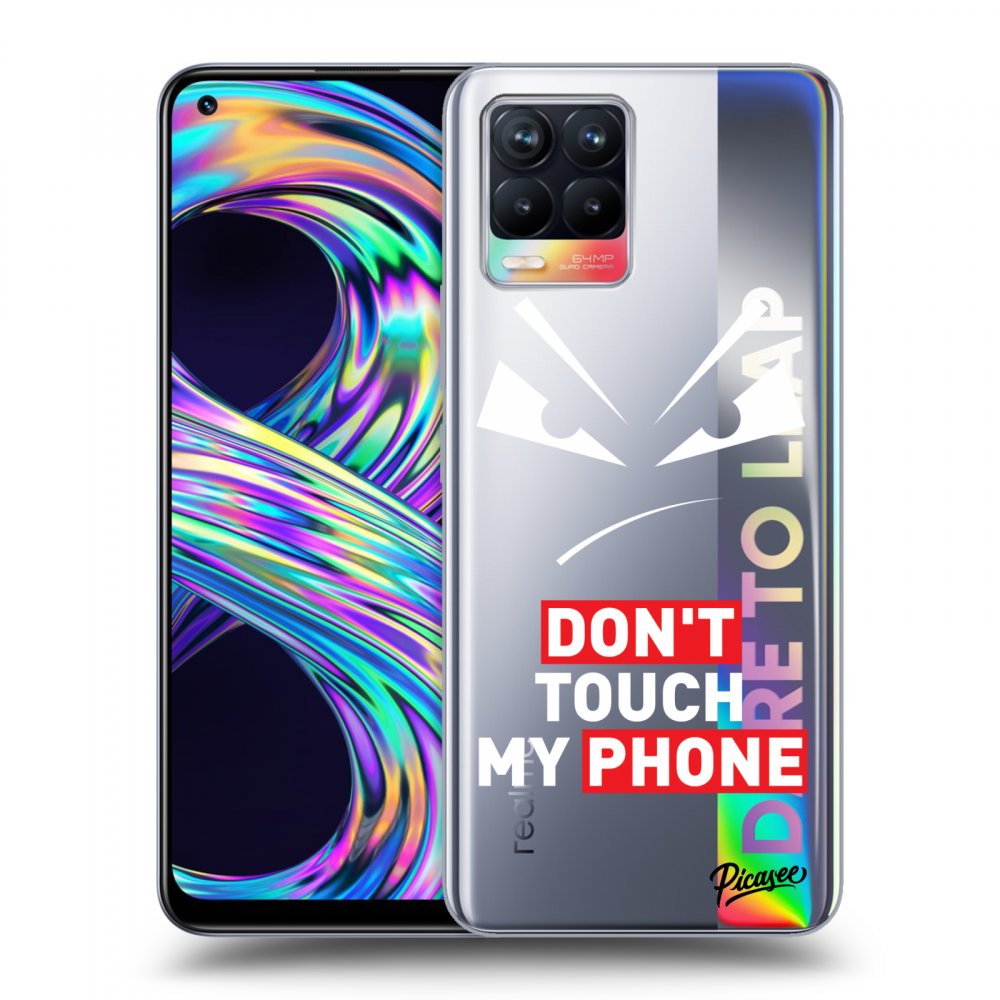 Silikonový Průhledný Obal Pro Realme 8 4G - Evil Eye - Transparent