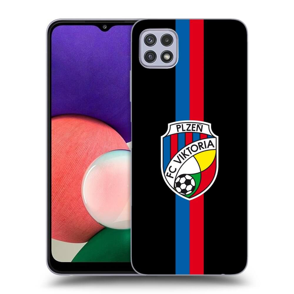 Silikonový černý Obal Pro Samsung Galaxy A22 A226B 5G - FC Viktoria Plzeň H