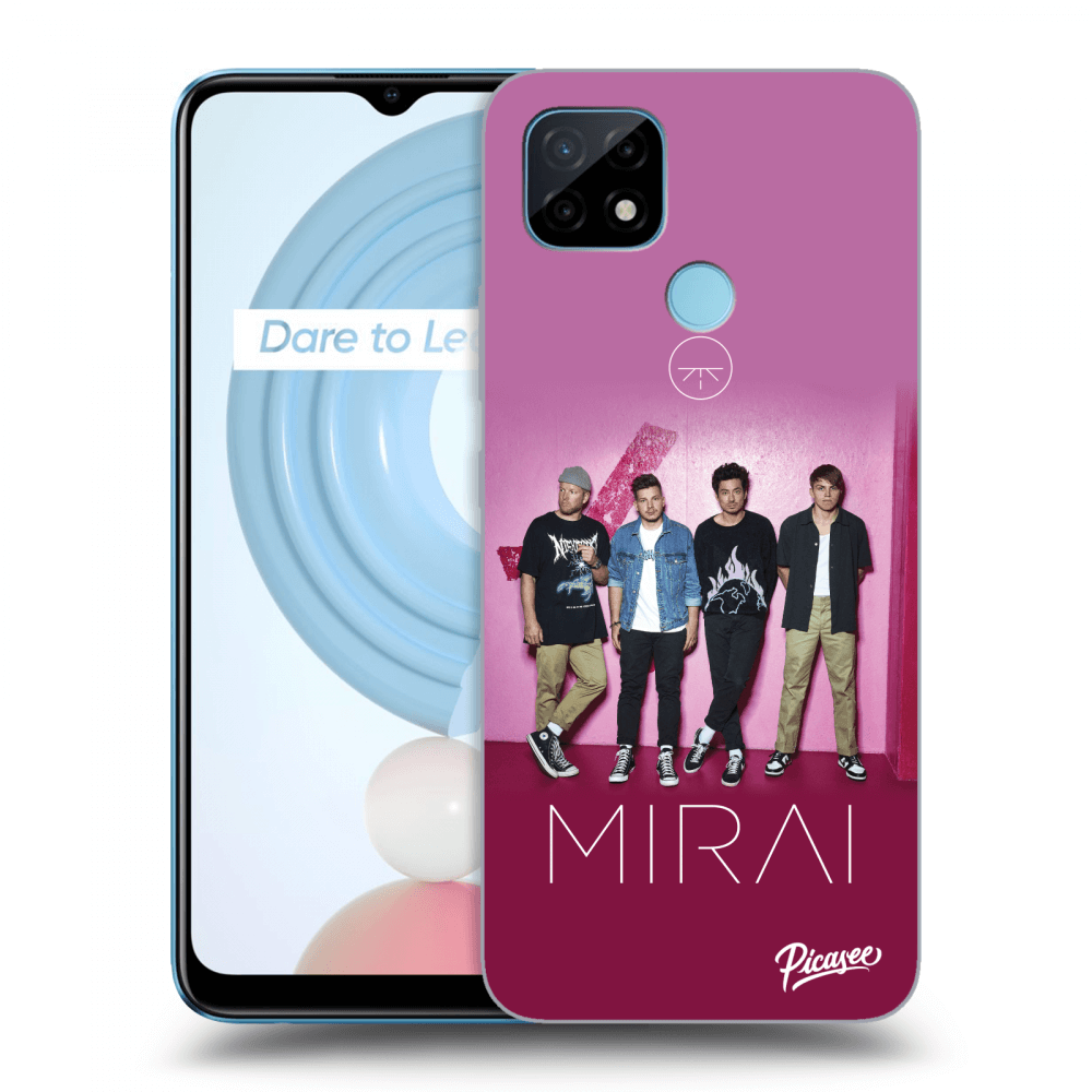 Silikonový černý Obal Pro Realme C21 - Mirai - Pink