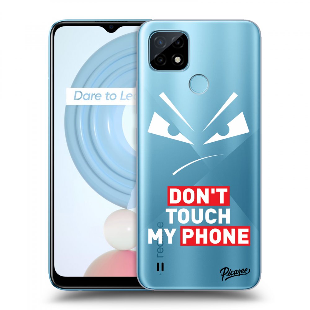 Silikonový Průhledný Obal Pro Realme C21 - Evil Eye - Transparent