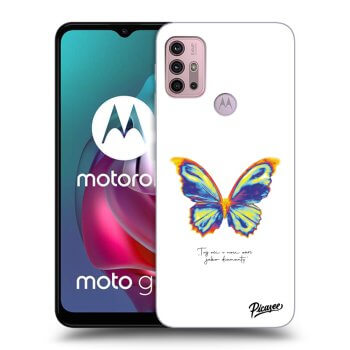 Obal pro Motorola Moto G30 - Diamanty White