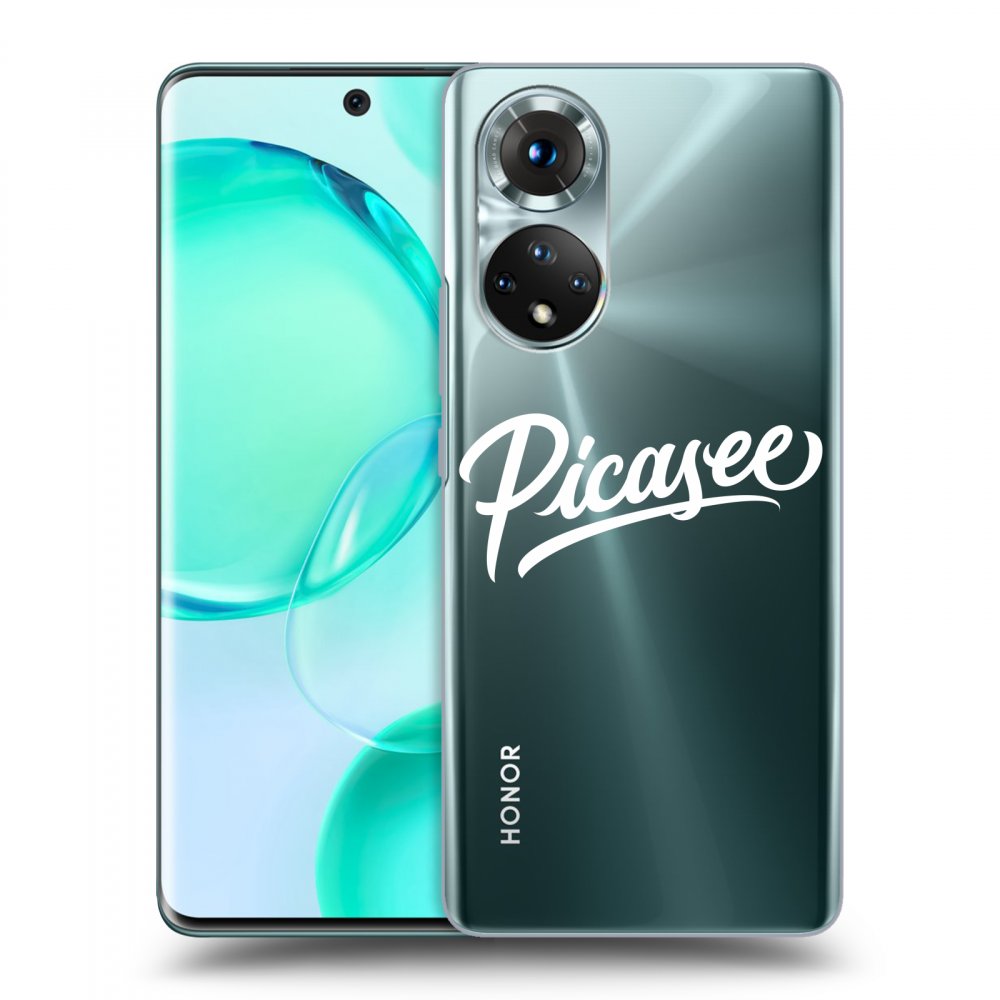 Silikonový Průhledný Obal Pro Honor 50 5G - Picasee - White