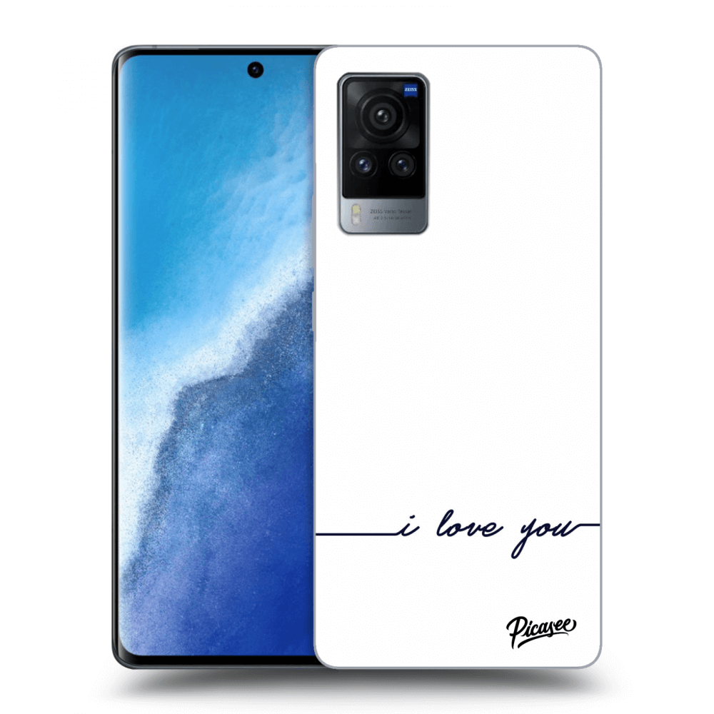 Silikonový Průhledný Obal Pro Vivo X60 Pro 5G - I Love You