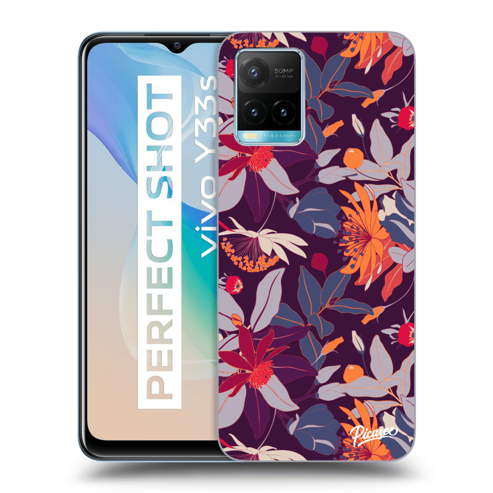 ULTIMATE CASE Pro Vivo Y33s - Purple Leaf