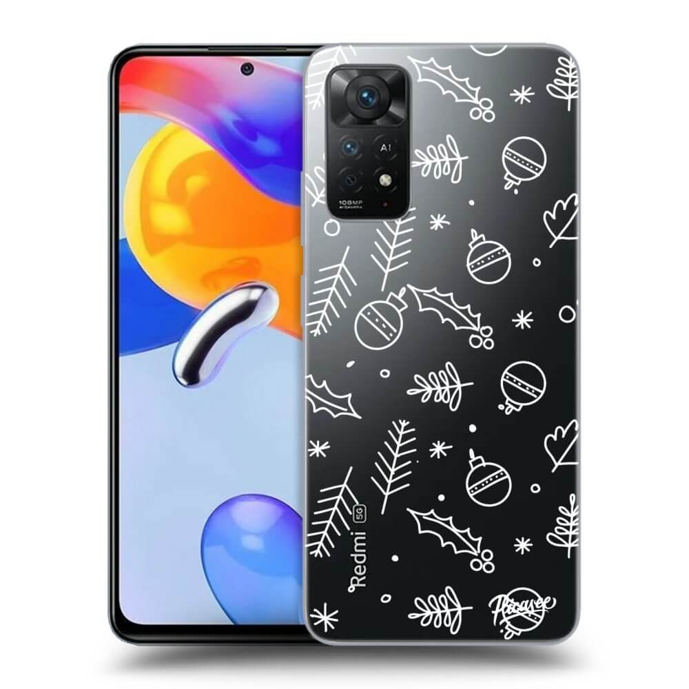 Silikonový Průhledný Obal Pro Xiaomi Redmi Note 11 Pro 5G - Mistletoe