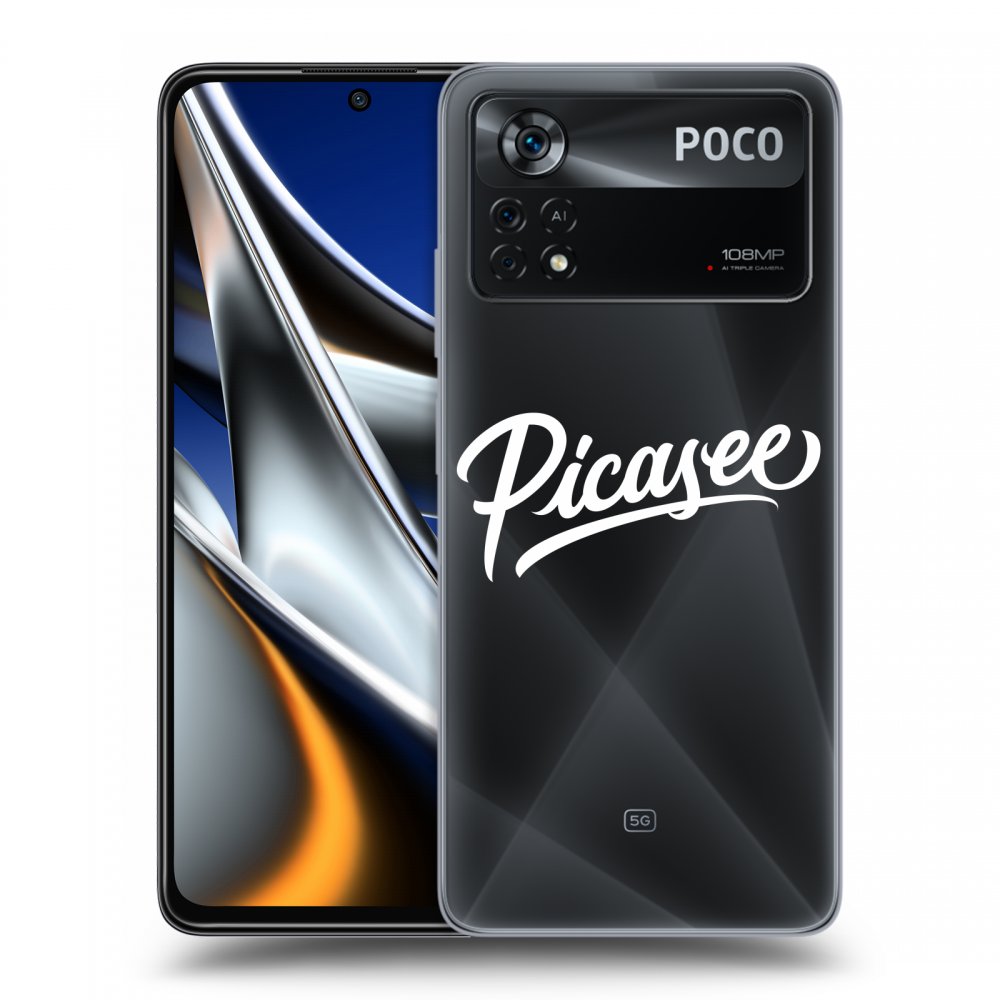 Silikonový Průhledný Obal Pro Xiaomi Poco X4 Pro 5G - Picasee - White