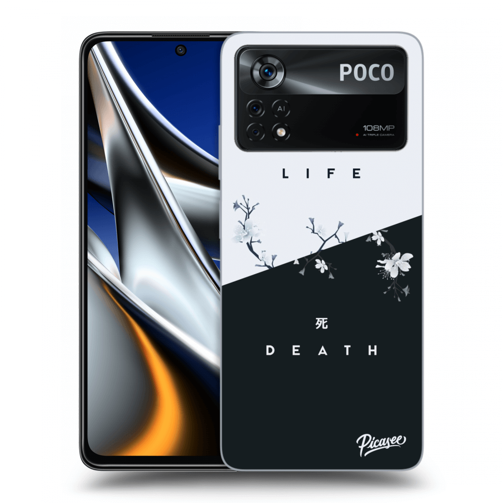 Silikonový černý Obal Pro Xiaomi Poco X4 Pro 5G - Life - Death